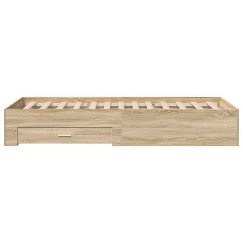 Krevetna Okvir Sonoma Hrast 90x190 cm Konstruirano Drvo Cijena