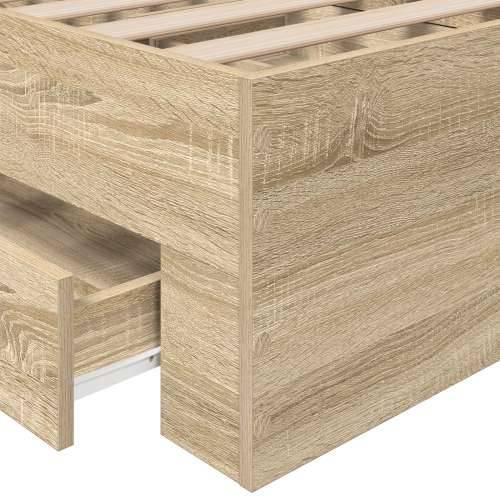 Krevetna Okvir Sonoma Hrast 90x190 cm Konstruirano Drvo Cijena
