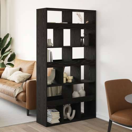 Stalak za biljke Crna Hrast Konstruirano drvo 100x33x187,5 cm Cijena