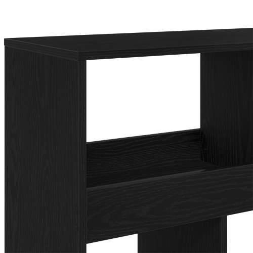 Stalak za biljke Crna Hrast Konstruirano drvo 100x33x187,5 cm Cijena
