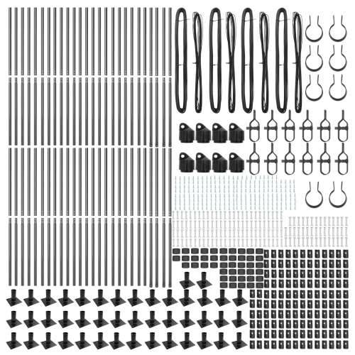 Stupovi ograde s osnovnim pločama 52 kom Ø32mm 68,5cm Galvanizirani čelik Cijena