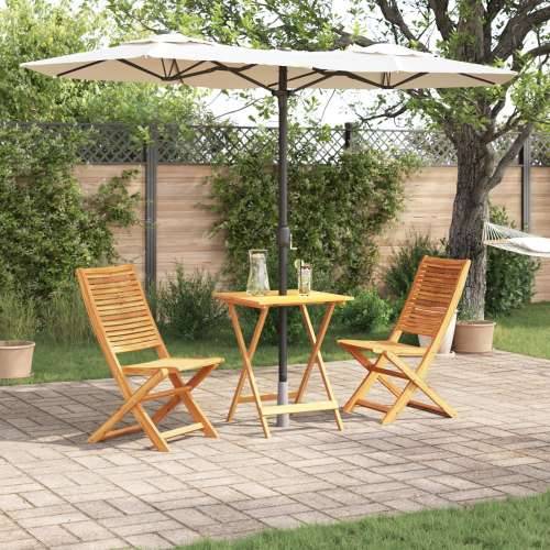 Bistro set od 3 dijela, sklopiv, od masivnog drva akacije Cijena