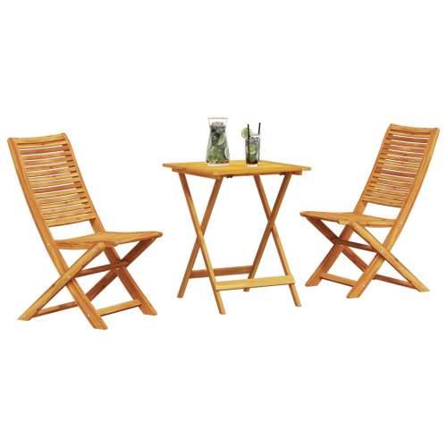 Bistro set od 3 dijela, sklopiv, od masivnog drva akacije Cijena