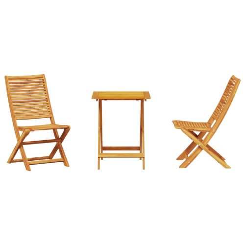 Bistro set od 3 dijela, sklopiv, od masivnog drva akacije Cijena