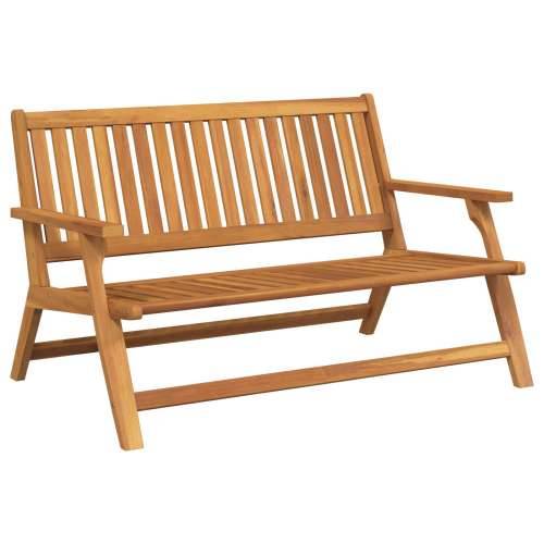 Vrtna Klupa 122.5x77x74 cm Masivno Bagremovo Drvo Cijena