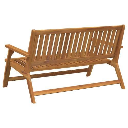 Vrtna Klupa 122.5x77x74 cm Masivno Bagremovo Drvo Cijena