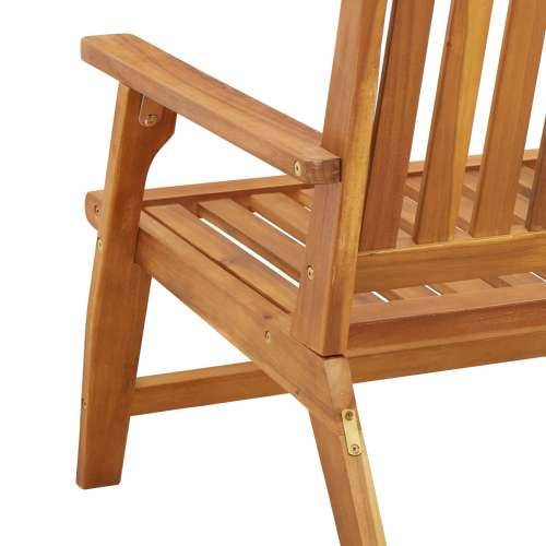 Vrtna Klupa 122.5x77x74 cm Masivno Bagremovo Drvo Cijena