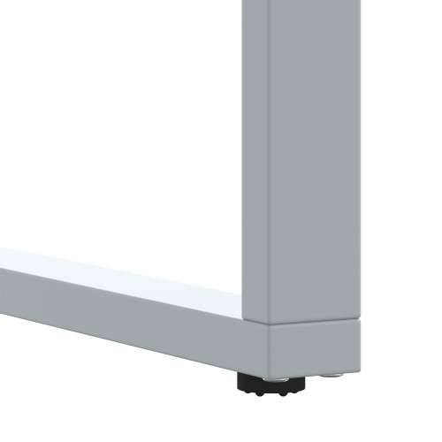 vanjski blagovaonski stol sivi 200x90x75 cm čelični i solidno drvo akacija Cijena