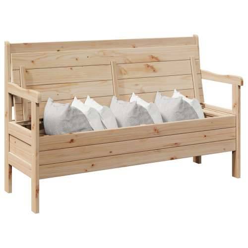 Vanjska klupa 119x76x44 cm Masivna borovina Cijena