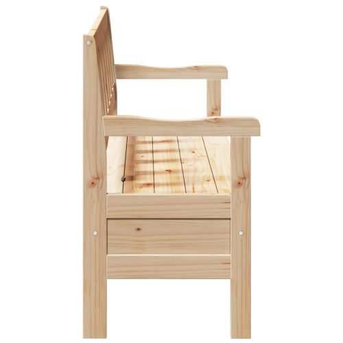 Vanjska klupa 119x76x44 cm Masivna borovina Cijena