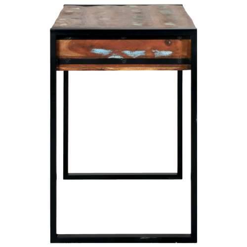 toaletni stol s ogledalom višebojni 100x50x75 cm od masivnog obnovljenog drva Cijena
