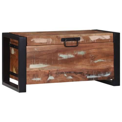 skrinje za pohranu 60x30x30cm čvrsto obnovljeno drvo i metal Cijena