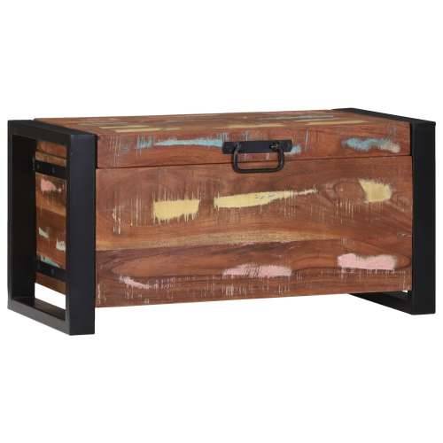 skrinje za pohranu 60x30x30cm čvrsto obnovljeno drvo i metal Cijena