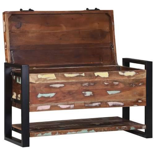 Skladišna kutija Višebojna 80x35x45 cm Masivno drvo obnovljeno Cijena