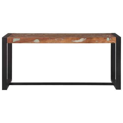 Klupa Višebojno 100x35x45 cm Masivno drvo obnovljeno Cijena