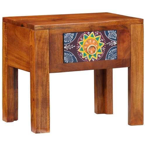 Bočni stol 40x30x36 cm Čvrsto drvo Acacia Cijena