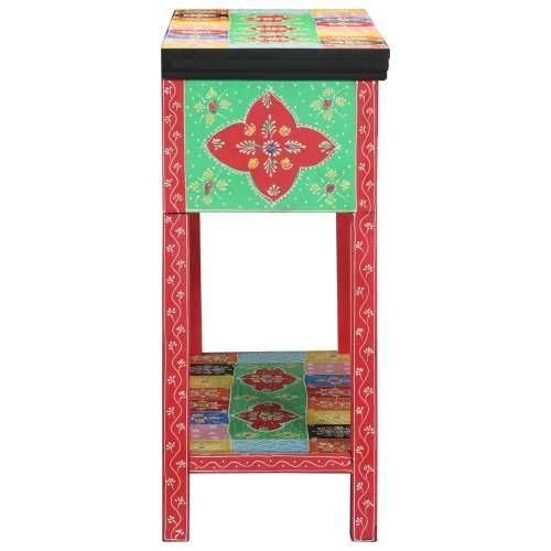 Konzolni Stol Raznobojni 100x30x75 cm Od Maslinovog Drva Cijena