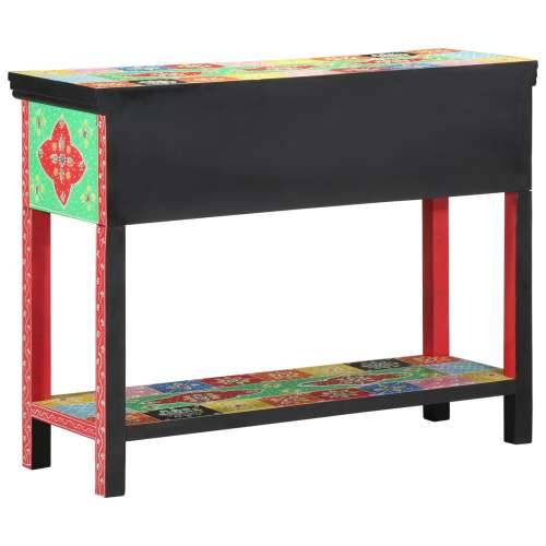 Konzolni Stol Raznobojni 100x30x75 cm Od Maslinovog Drva Cijena