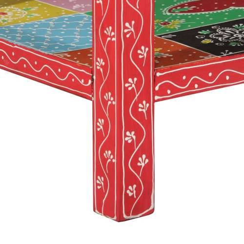 Konzolni Stol Raznobojni 100x30x75 cm Od Maslinovog Drva Cijena