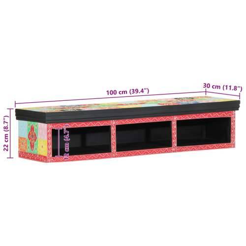 TV Kabinet Zidni Višebojni 100x30x22cm Odabrano Drvo Cijena