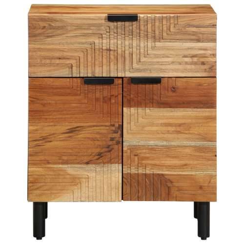 Noćni ormarić 50x33x60 cm Masivno drvo bagrema Cijena