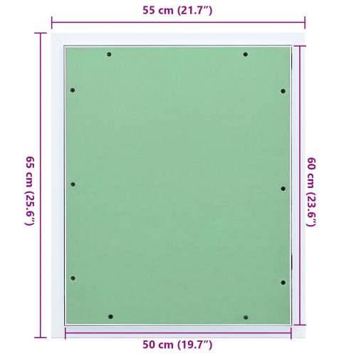 Ostavni panel s aluminijskim okvirom i gips pločom 500x600 mm Cijena