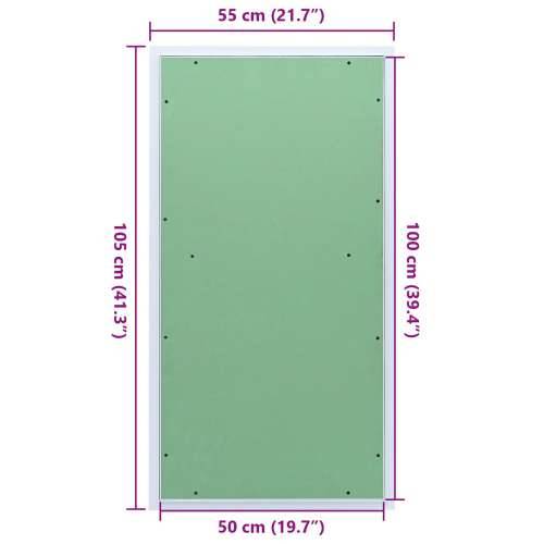 Aluminijski okvir za pristup s gipsom 500x1000 mm Cijena