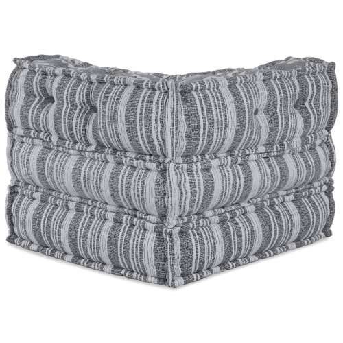 Sivi Modularni Pouf 70x70x54 Tkanina Cijena
