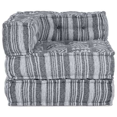 Sivi Modularni Pouf 70x70x54 Tkanina Cijena