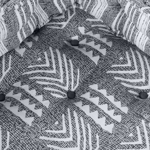 Sivi Modularni Pouf 70x70x54 Tkanina Cijena