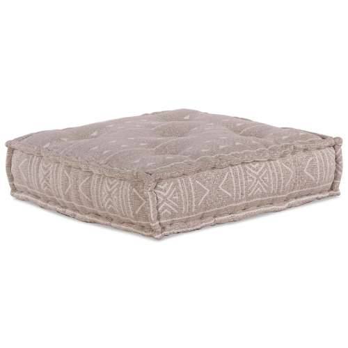 Modularni Pouf u svijetlosmeđoj boji 70x70x54 od tkanine Cijena