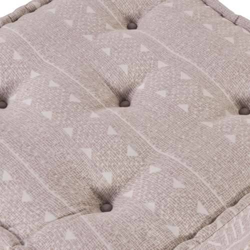 Modularni Pouf Svijetlo Smeđi 70x70x36 Tkanina Cijena