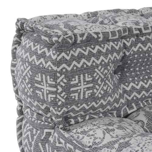 Modularni Pouf Svijetlosive Boje 70x70x54 Tkanina Cijena