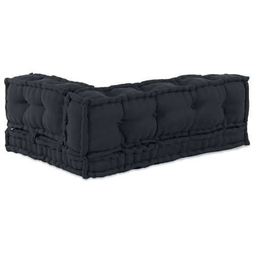 Sofa Jastučić s naslonima i podušjem Antracit tkanina Cijena