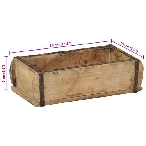Pladnjevi 4 kom 30x15x9 cm Masivno drvo od recikliranog materijala Cijena