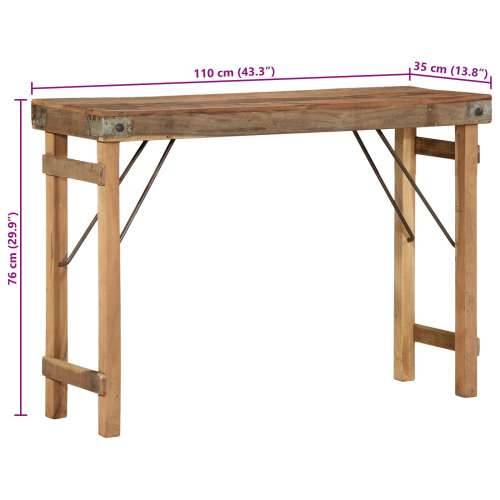 Konsole Stol 110x35x76 cm Odabrano drvo obnovljeno Cijena