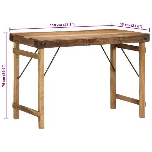 Blagovaonski stol 110x55x76 cm od masivnog obnovljenog drva Cijena