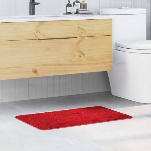 Prostirka za kupatilo pravokutna crvena 50x80 cm polipropilen protiv klizanja Cijena