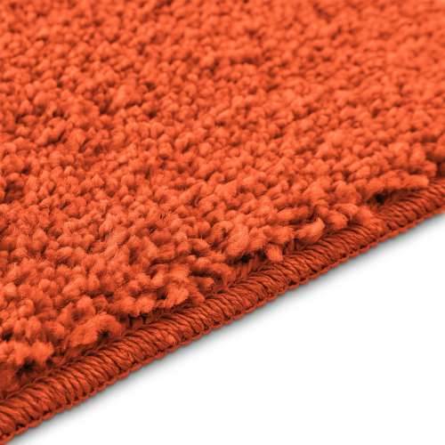 Prostirka za kupaonicu pravokutna narančasta 50x80 cm polipropilen protuklizna Cijena