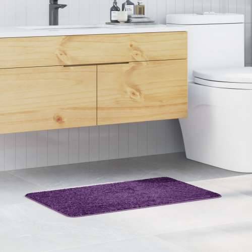 Prostirka za kupatilo pravokutna ljubičasta 50x80 cm poliester protuklizna Cijena