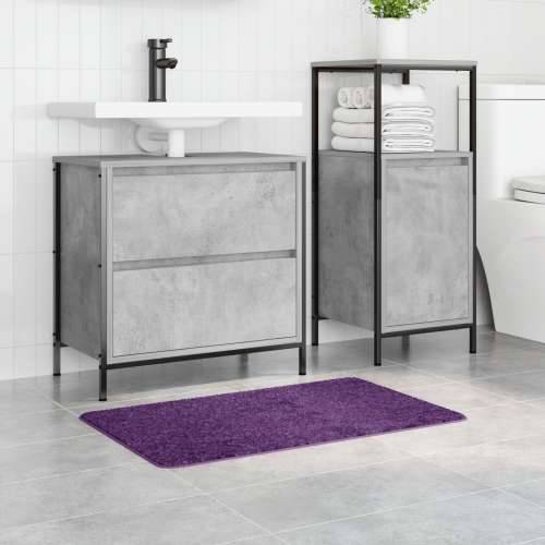 Prostirka za kupatilo pravokutna ljubičasta 50x80 cm poliester protuklizna Cijena