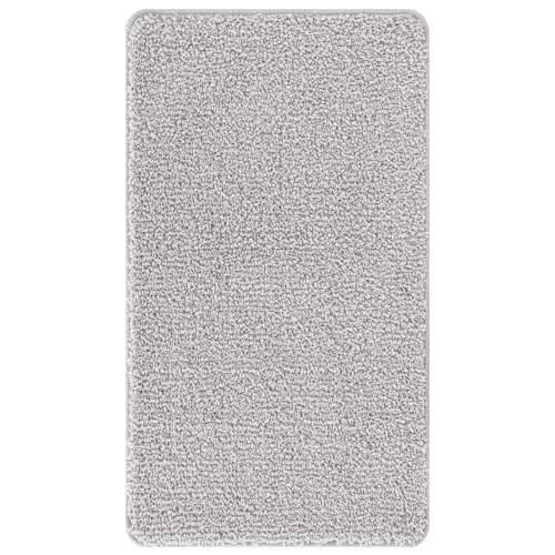 Prostirka za kupatilo Pravokutna Siva 70x120 cm Poliester Protiv klizanja Cijena