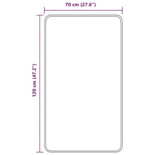 Kupaonska prostirka pravokutna krem 70x120 cm polipropilen protuklizna Cijena