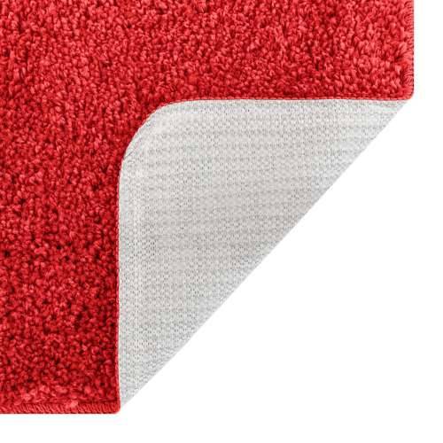 Prostirka za kupaonicu pravokutna crvena 70x120 cm od polipropilena neklizajuća Cijena