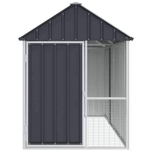 Aviary za ptice Antracit 112x215x141 cm Čelik Cijena