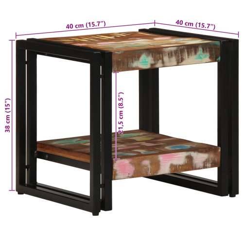 Stolić za kavu Višebojno 40x50x38 cm Masivno drvo obnovljeno Cijena