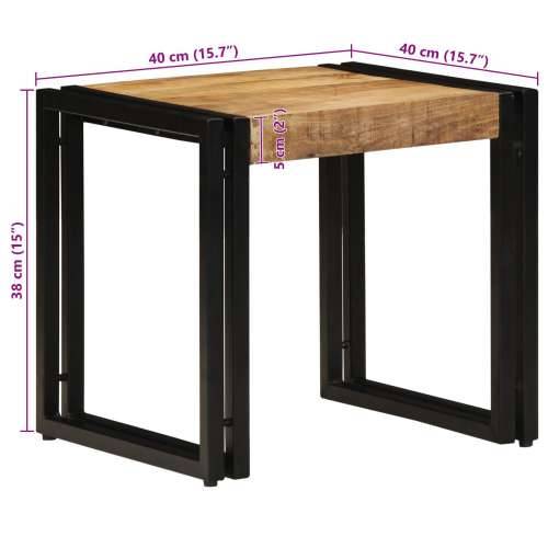 Stolić za kavu 40x50x38 cm Solidno grubo drvo manga Cijena