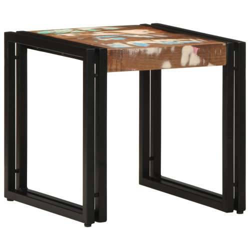 Stolić za kavu Višebojno 40x50x38 cm od masivnog obnovljenog drva Cijena