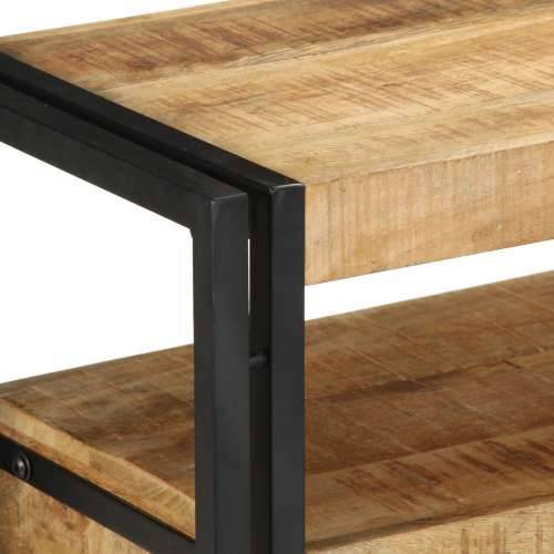 Stolići za kavu Crni 120x33x75 cm Masivno drvo manga i Metal Cijena