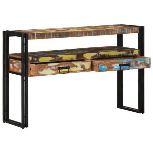 Stolci za kraj Višebojno 120x33x75 cm Masivno obnovljeno drvo i metal Cijena